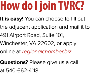 How do I join TVRC? It is easy! You can choose to fill out the adjacent application and mail it to 491 Airport Road, ...