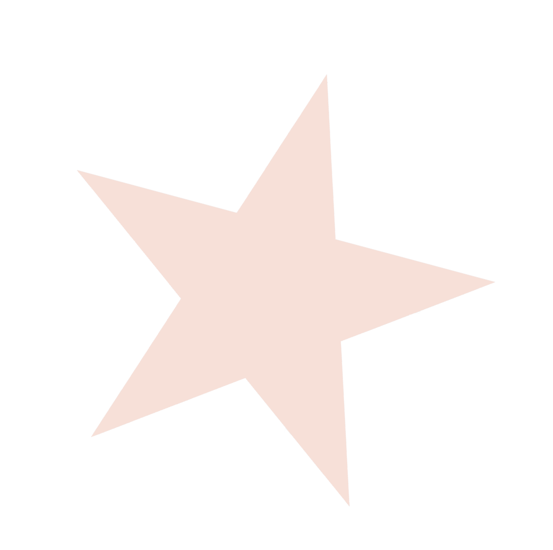 A white star with a pink outline. AI generated content