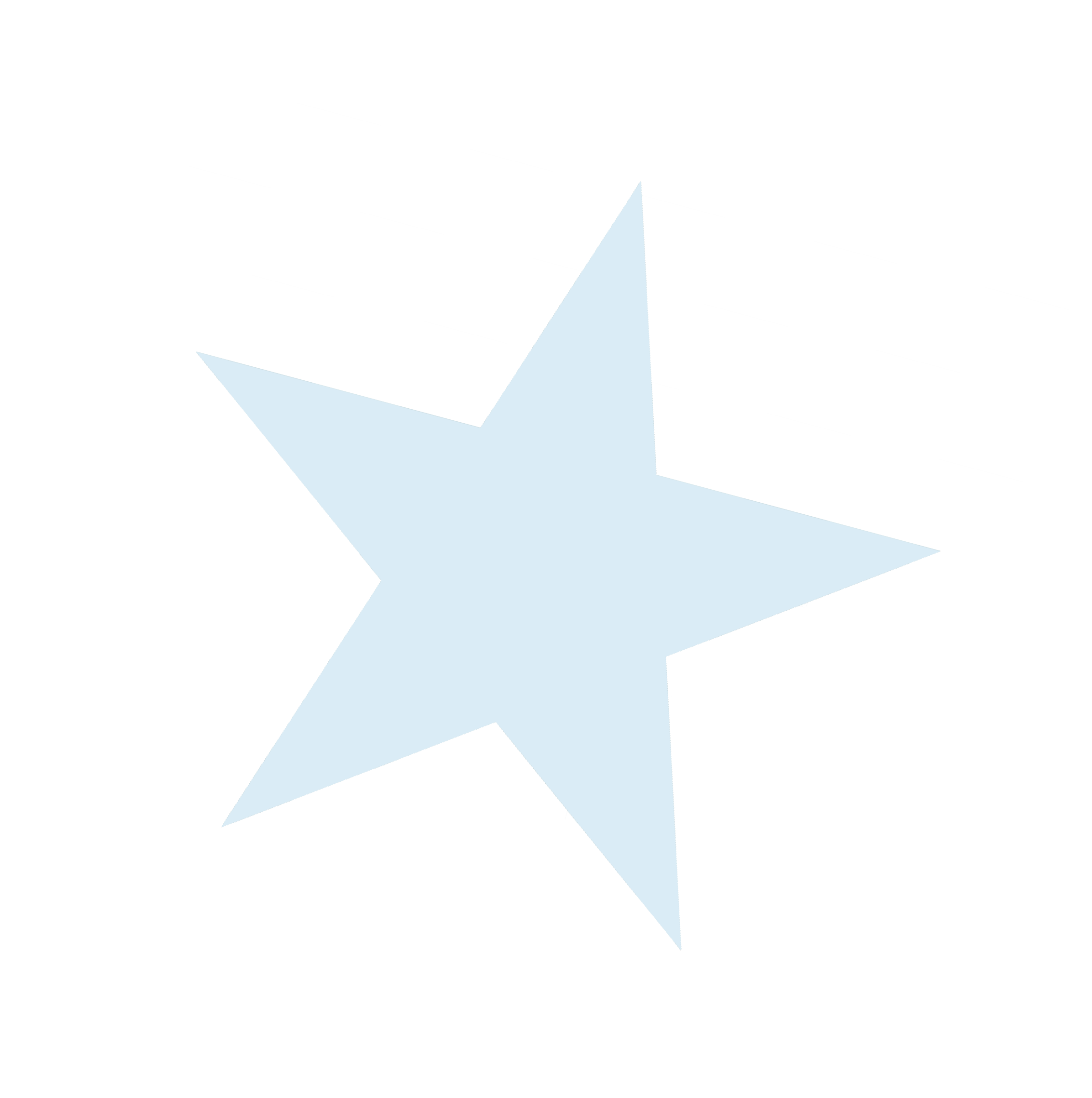 A blue star with a white outline. AI generated content