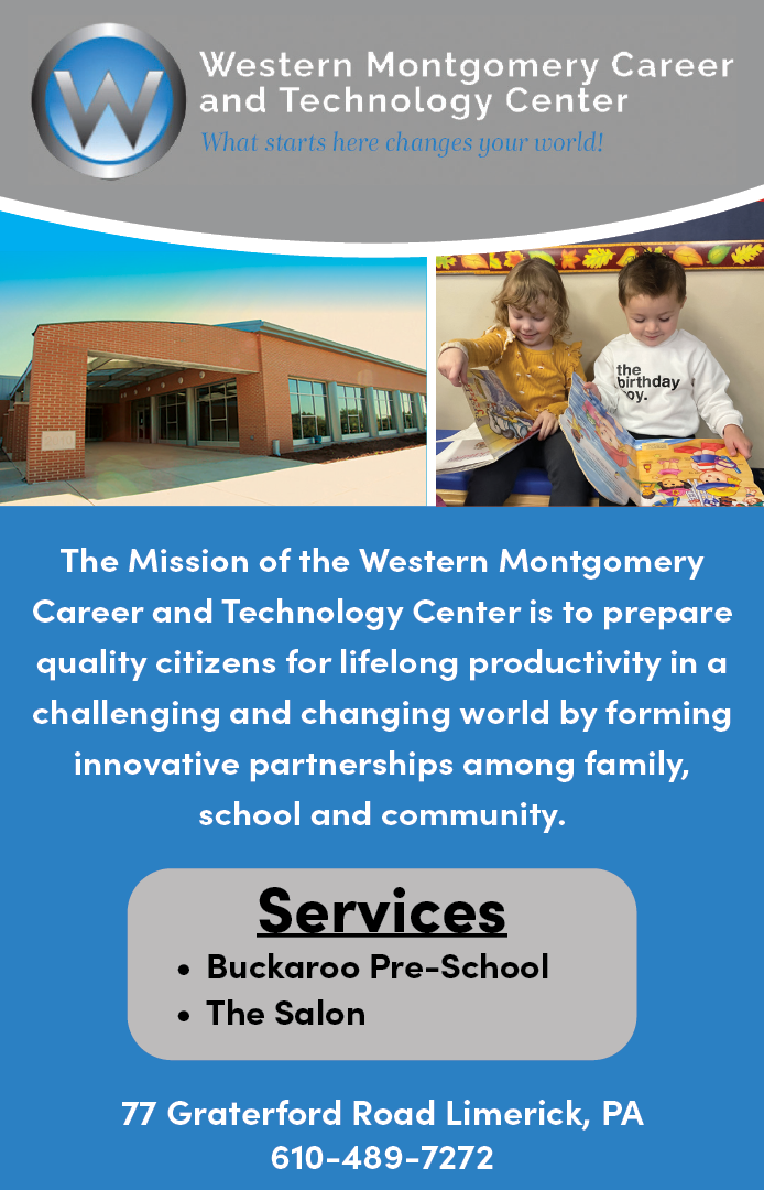 A flyer for the Western Montgomery Career and Technology Center. AI generated content
