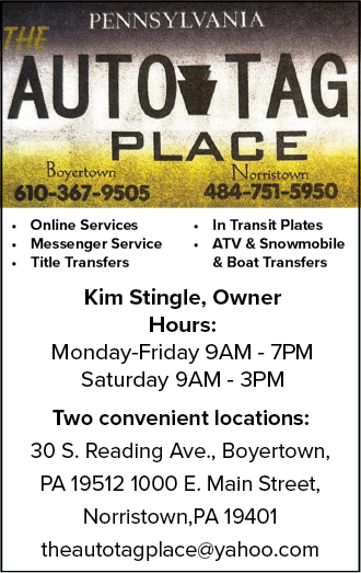 A flyer advertises a place called Auto Tag Place. AI generated content