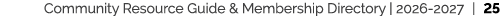 Community Resource Guide & Membership Directory | 2026 2027 | 25
