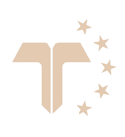 A logo with a star and a triangle. AI generated content