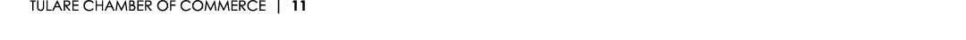 TULARE CHAMBER OF COMMERCE   11