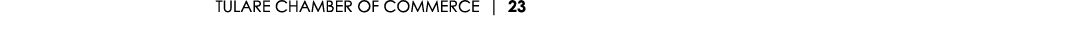TULARE CHAMBER OF COMMERCE | 23