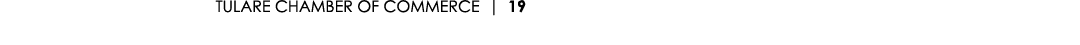 TULARE CHAMBER OF COMMERCE | 19