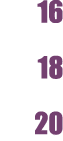 16 18 20
