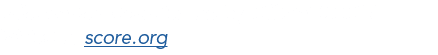 Information Contributed by Official SCORE Website, score.org