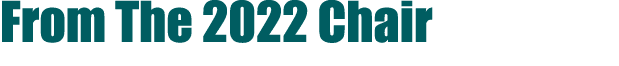 From The 2022 Chair