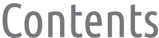 Contents