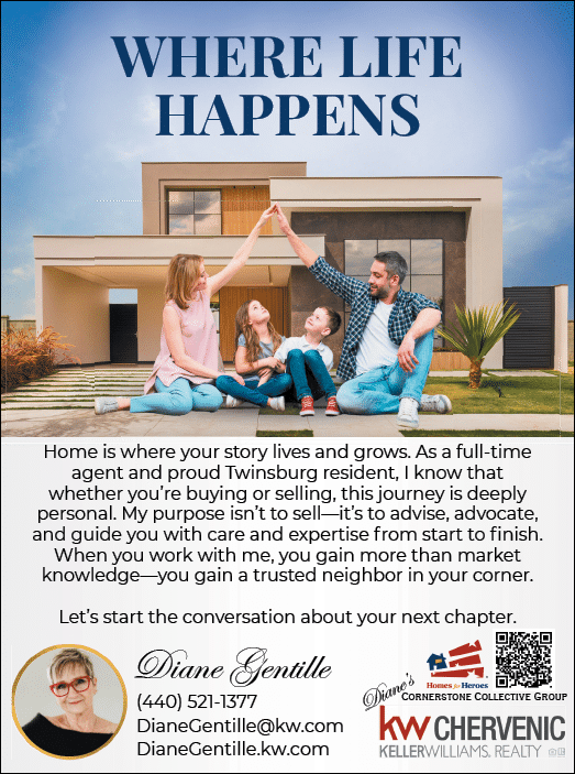A real estate sign for Keller Williams Chervenic. Description generated by AI