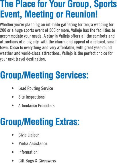 The Place for Your Group, Sports Event, Meeting or Reunion! Whether you’re planning an intimate gathering for ten, a ...