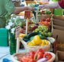 Fresh food at the local farmer’s market. Shallow depth of field.