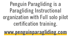 Penguin Paragliding is a Paragliding Instructional organization with Full solo pilot certification training. www.peng...