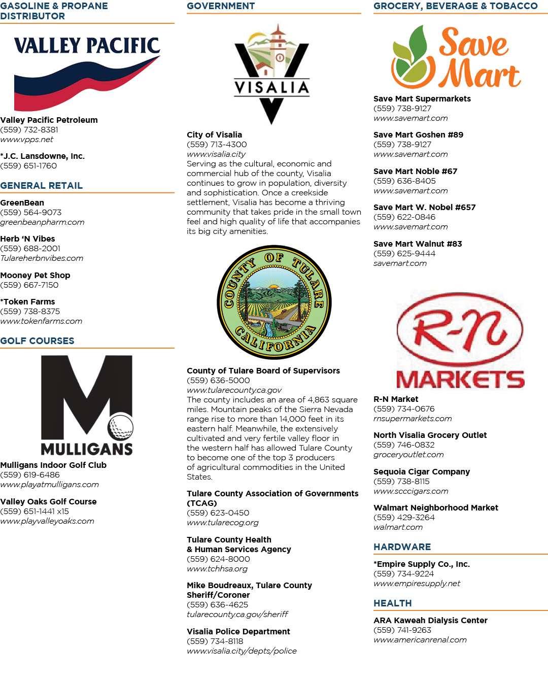 Gasoline & Propane Distributor Vall￼ey Pacific Petroleum (559) 732 8381 www.vpps.net *J.C. Lansdowne, Inc. (559) 651 ...