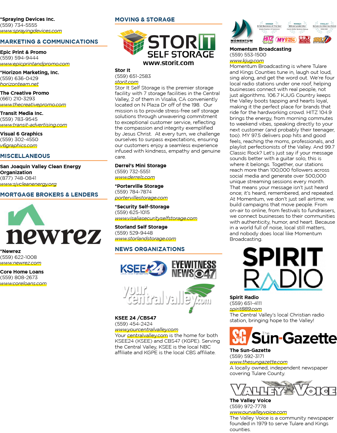 *Spraying Devices Inc. (559) 734 5555 www.sprayingdevices.com Marketing & Communications Epic Print & Promo (559) 594...