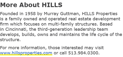More About HILLS Founded in 1958 by Murray Guttman, HILLS Properties is a family owned and operated real estate devel...