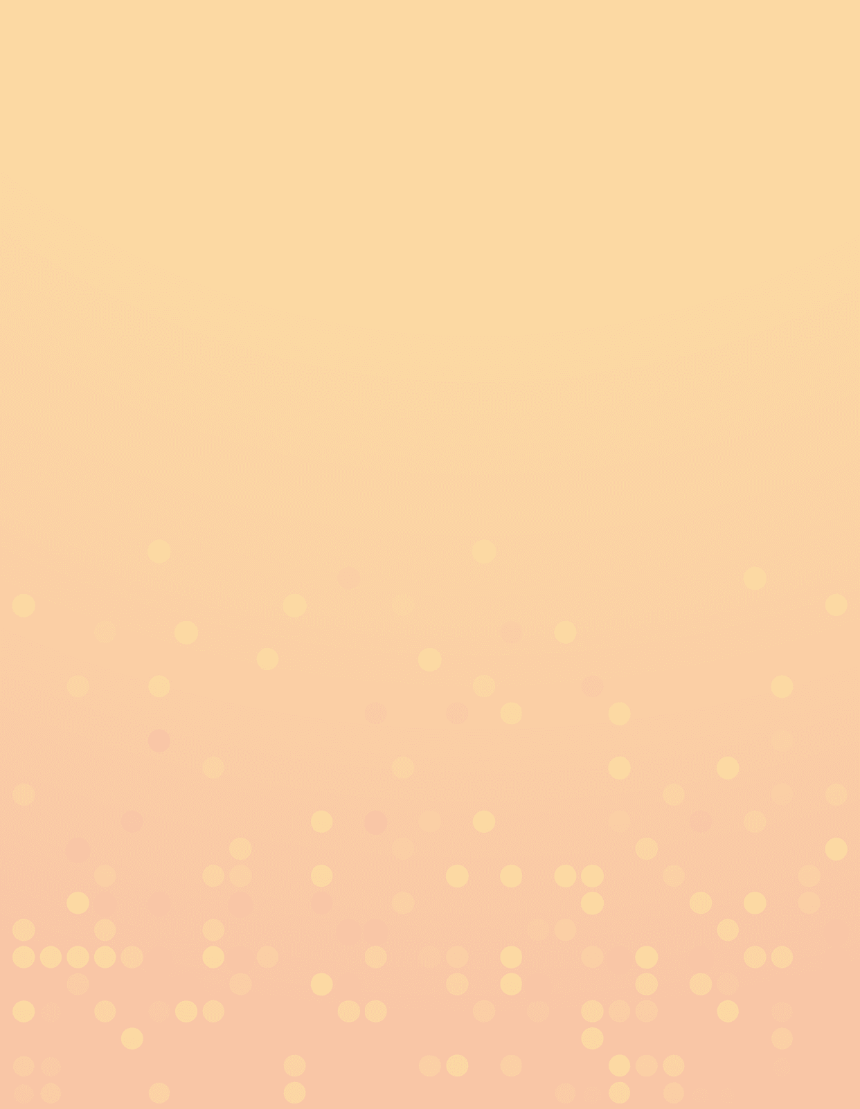 Abstract orange gradient background with dots