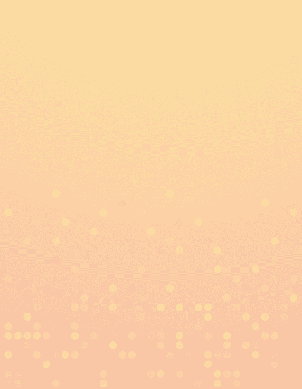 Abstract orange gradient background with dots