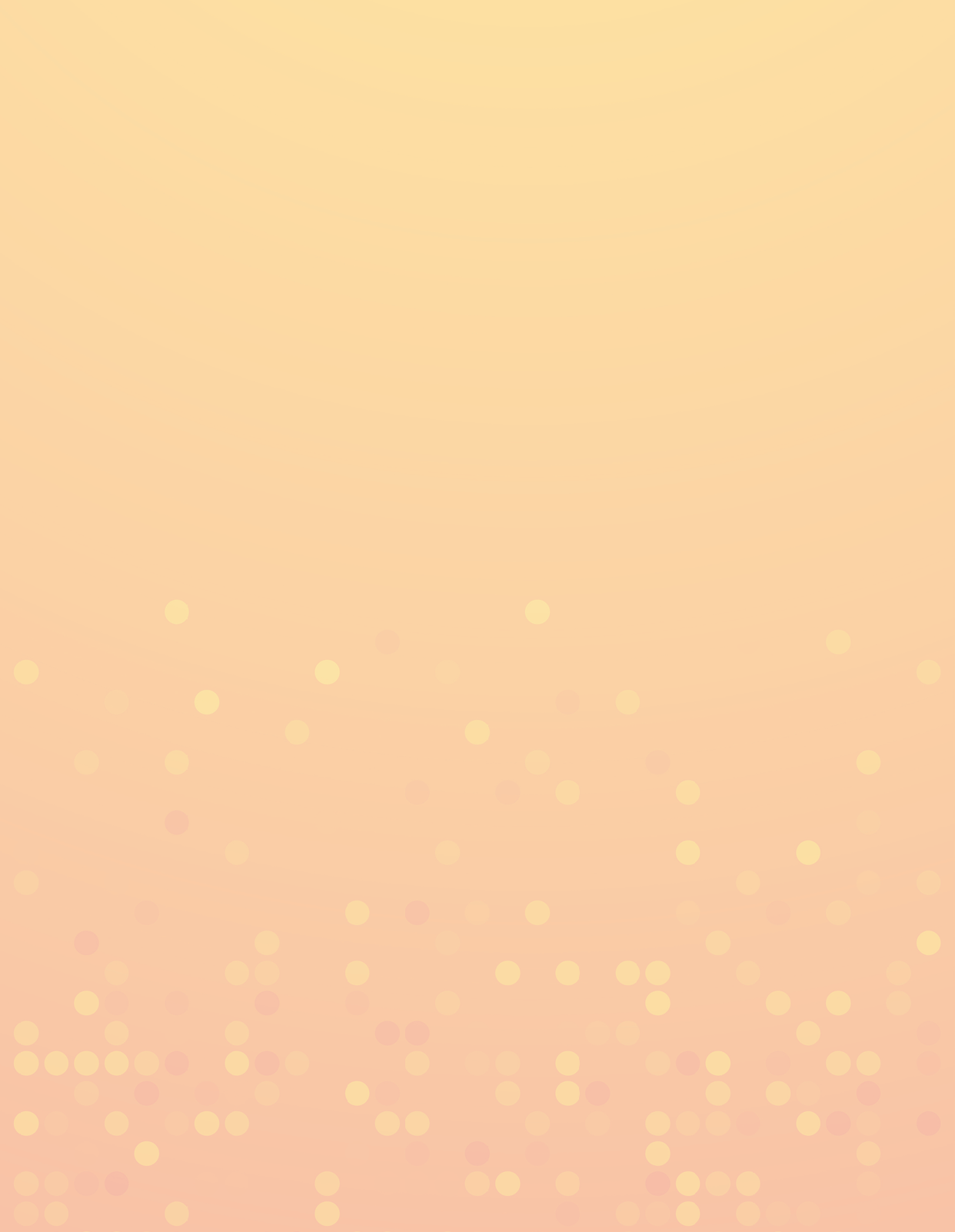 Abstract orange gradient background with dots
