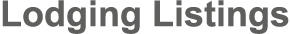 Lodging Listings