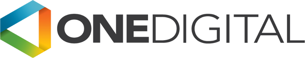 A logo for One Digital. Description generated by AI
