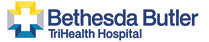 A logo for a hospital with the name “Bethesda da Butler" on it. AI generated content