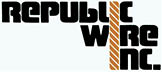 A black and white sign that says Republic Wine. Description generated by AI