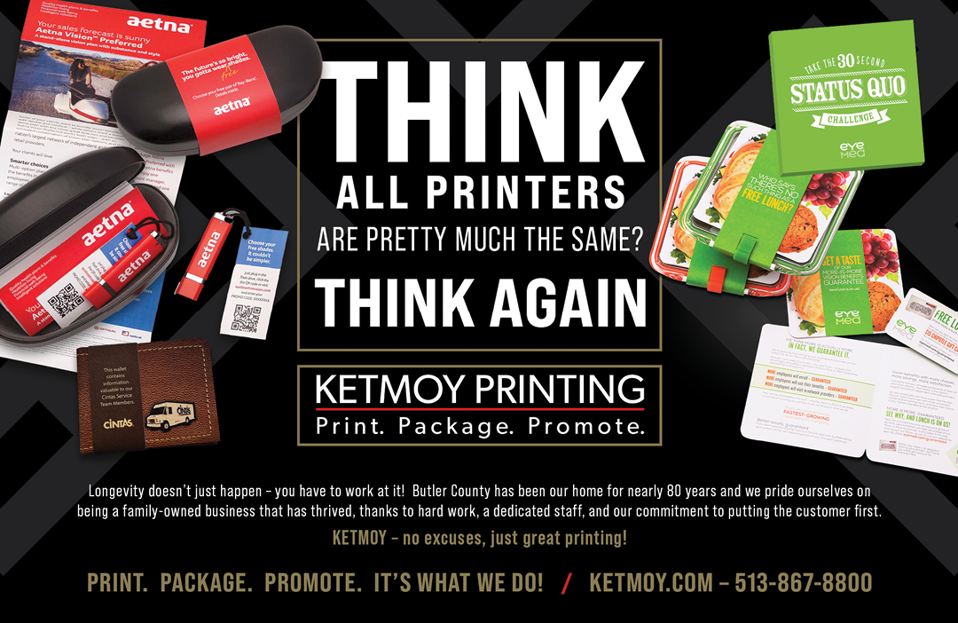 A poster advertising Ketomoy printing. Description generated by AI