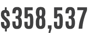 $358,537
