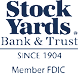 A logo for Stock Yards Bank & Trust. Description generated by AI