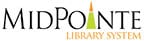 A logo for the Midpoint Library System. Description generated by AI