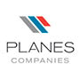 A logo for a company called Planes Companies. Description generated by AI
