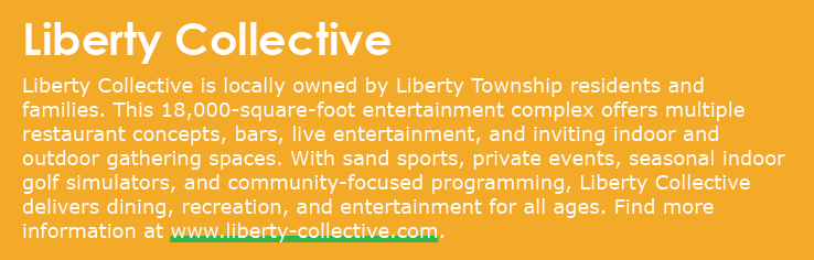 Liberty Collective Liberty Collective is locally owned by Liberty Township residents and families. This 18,000 square...