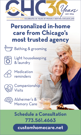A flyer for a home care service in Chicago. AI generated content