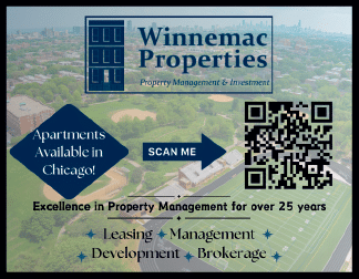 A flyer for Winemac Properties shows a picture of a house and a QR code. AI generated content
