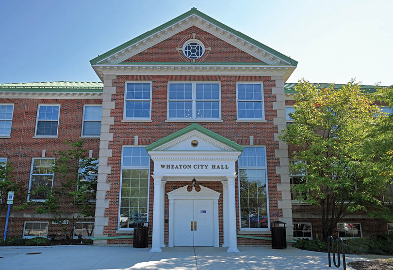 Wheaton City Hall for special Welcome Home Chamber of Commerce publication.