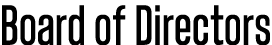 Board of Directors