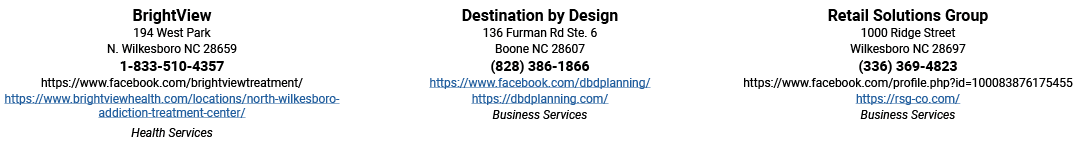 BrightView 194 West Park N. Wilkesboro NC 28659 1 833 510 4357 https://www.facebook.com/brightviewtreatment/ https://...