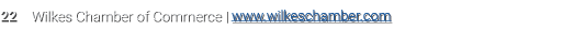 22 Wilkes Chamber of Commerce | www.wilkeschamber.com