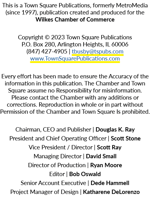 This is a Town Square Publications, formerly MetroMedia (since 1997), publication created and produced for the Wilkes...