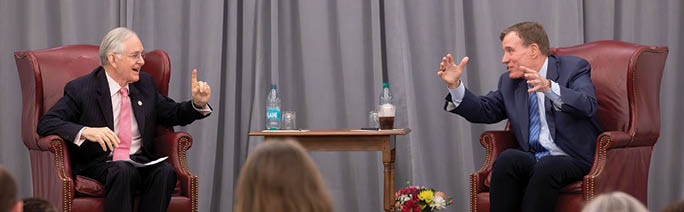 Williamsburg Chamber of Commerce Commonwealth Conversations with Senator Mark Warner Friday May 17, 2024.