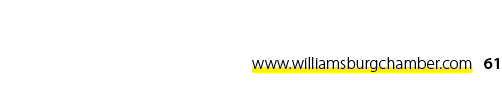 www.williamsburgchamber.com 61