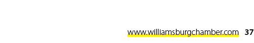 www.williamsburgchamber.com 37