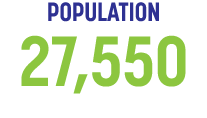 POPULATION 27,550