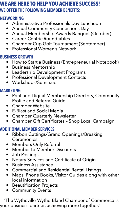 We are here to help you achieve success! We offer the following member benefits: Networking • Administrative Professi...