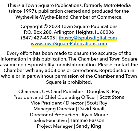 This is a Town Square Publications, formerly MetroMedia (since 1997), publication created and produced for the Wythev...