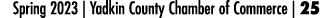 Spring 2023 | Yadkin County Chamber of Commerce | 25