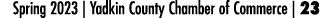 Spring 2023 | Yadkin County Chamber of Commerce | 23