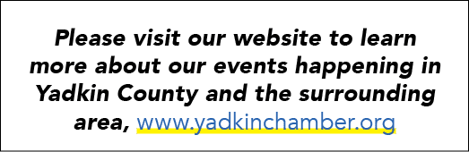 Please visit our website to learn more about our events happening in Yadkin County and the surrounding area, www.yadk...